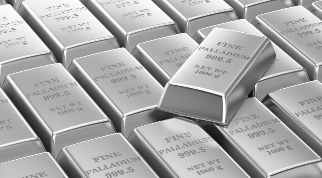 Palladium jewellery material